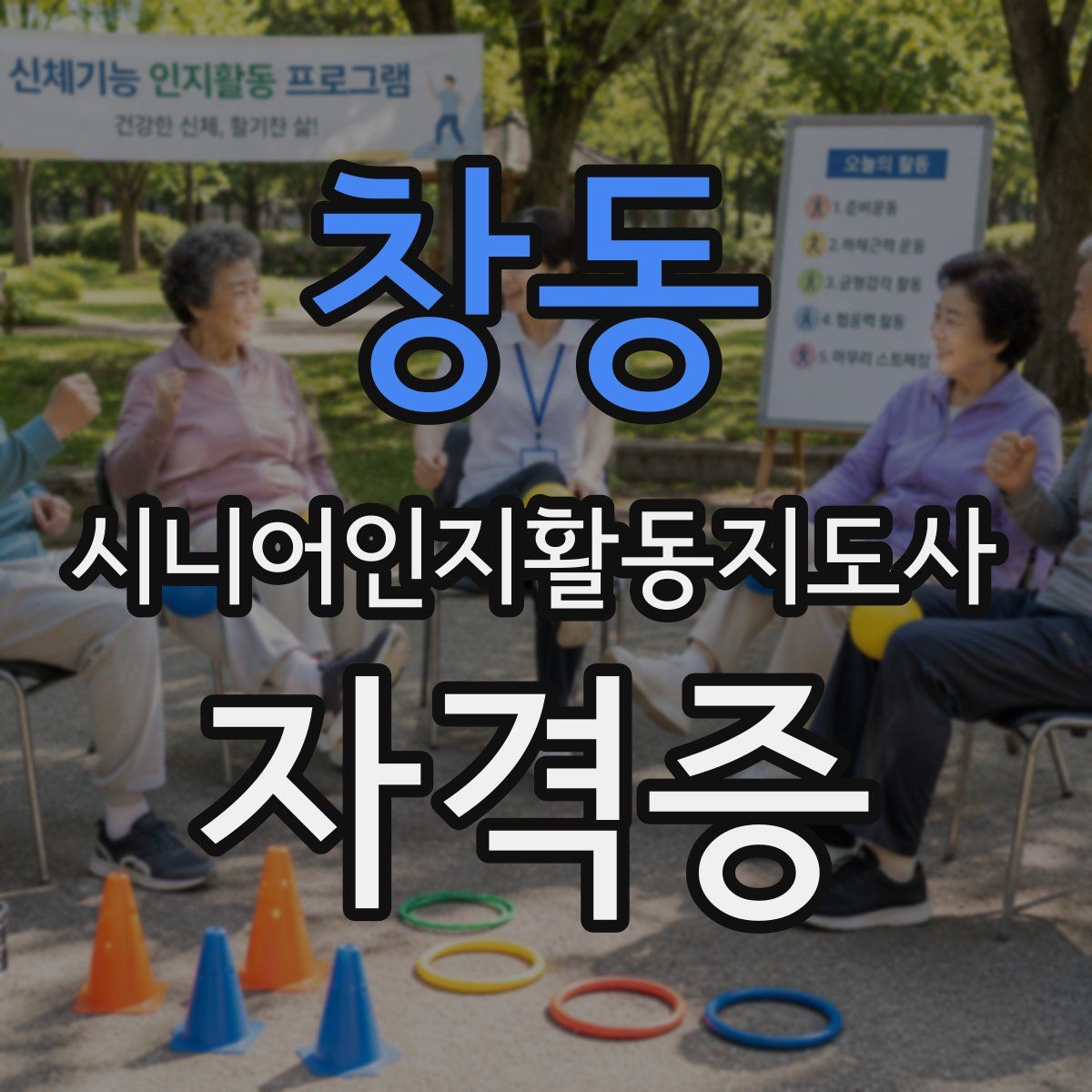 창동 시니어인지활동지도사 자격증