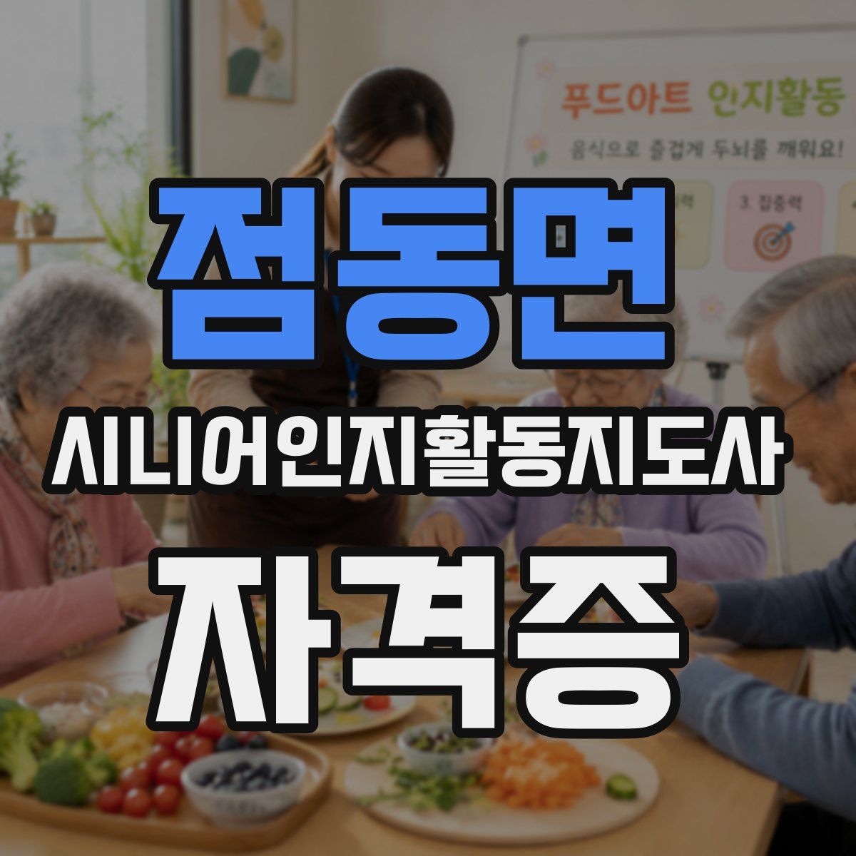 점동면 시니어인지활동지도사 자격증