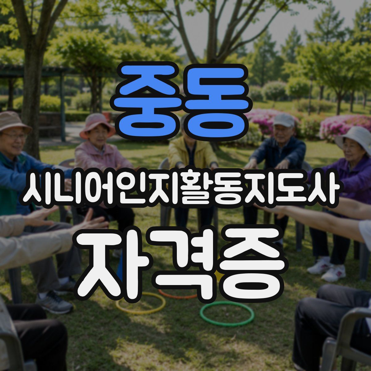 중동 시니어인지활동지도사 자격증