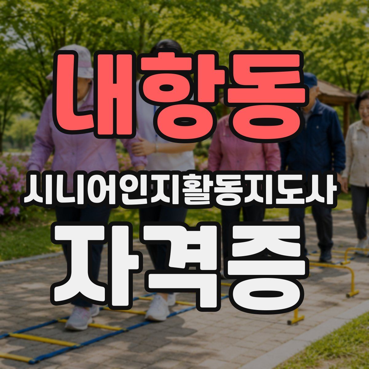 내항동 시니어인지활동지도사 자격증