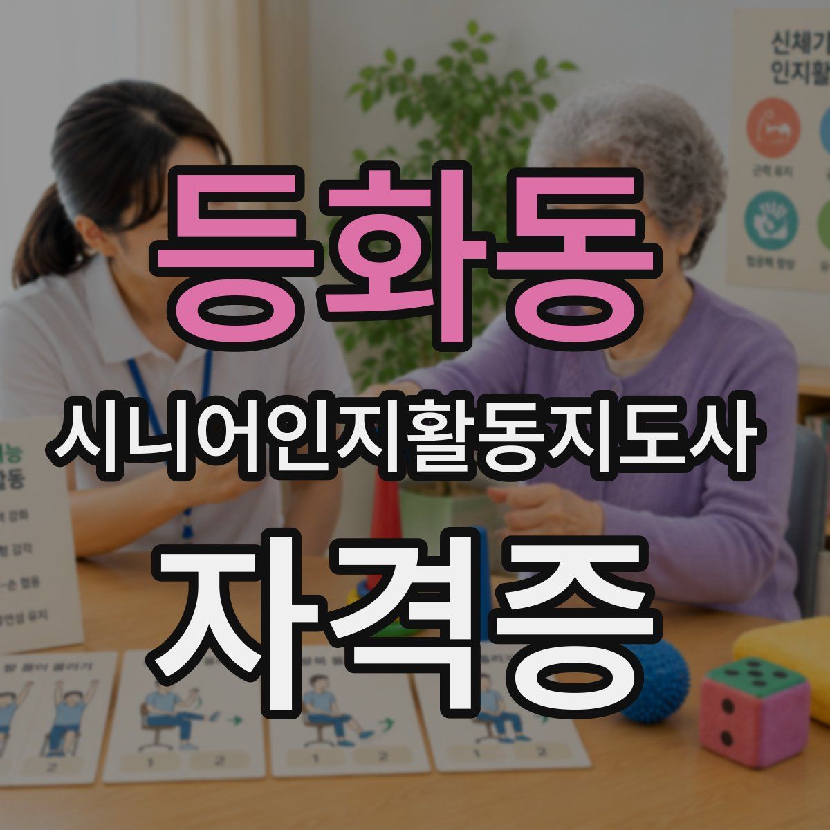 등화동 시니어인지활동지도사 자격증