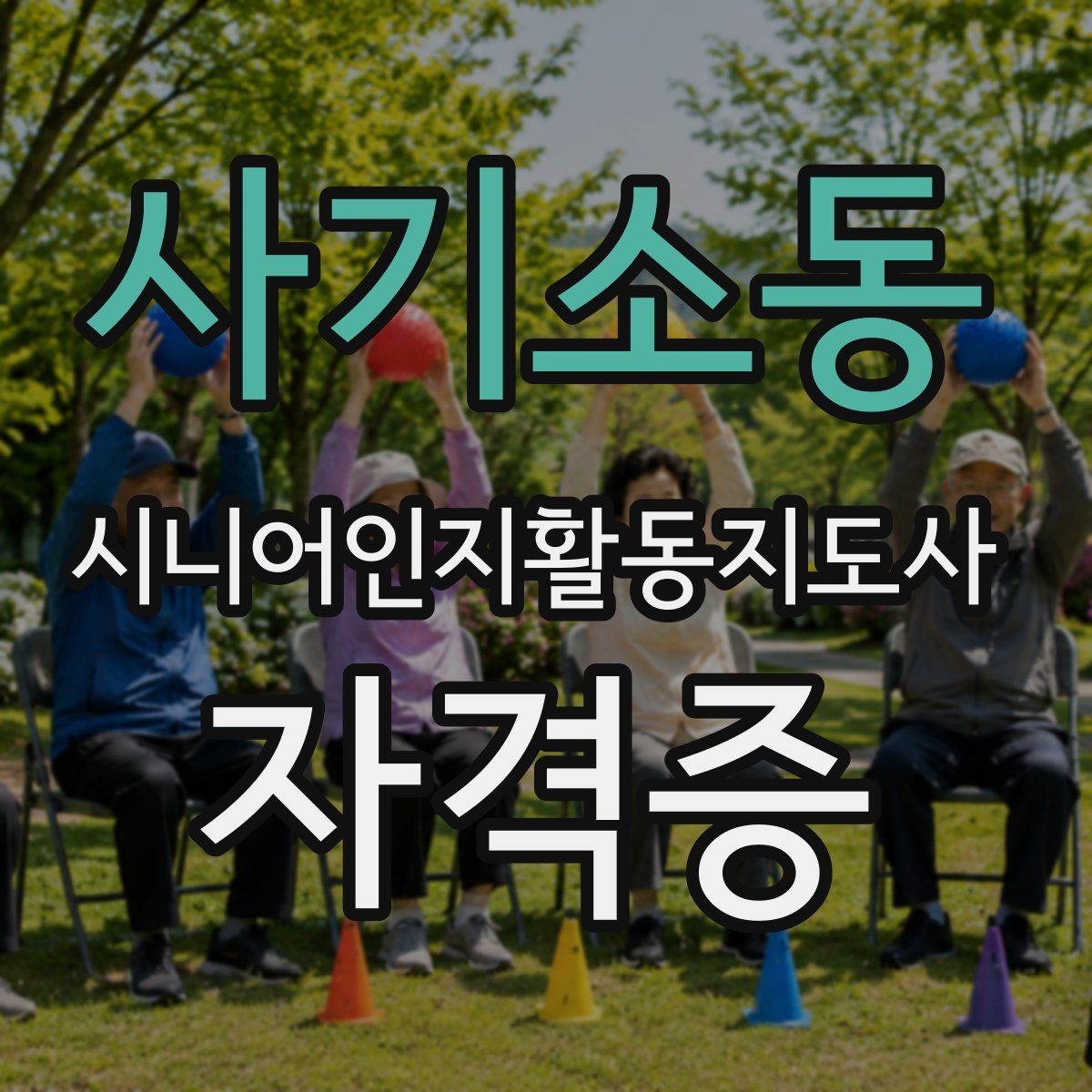 사기소동 시니어인지활동지도사 자격증