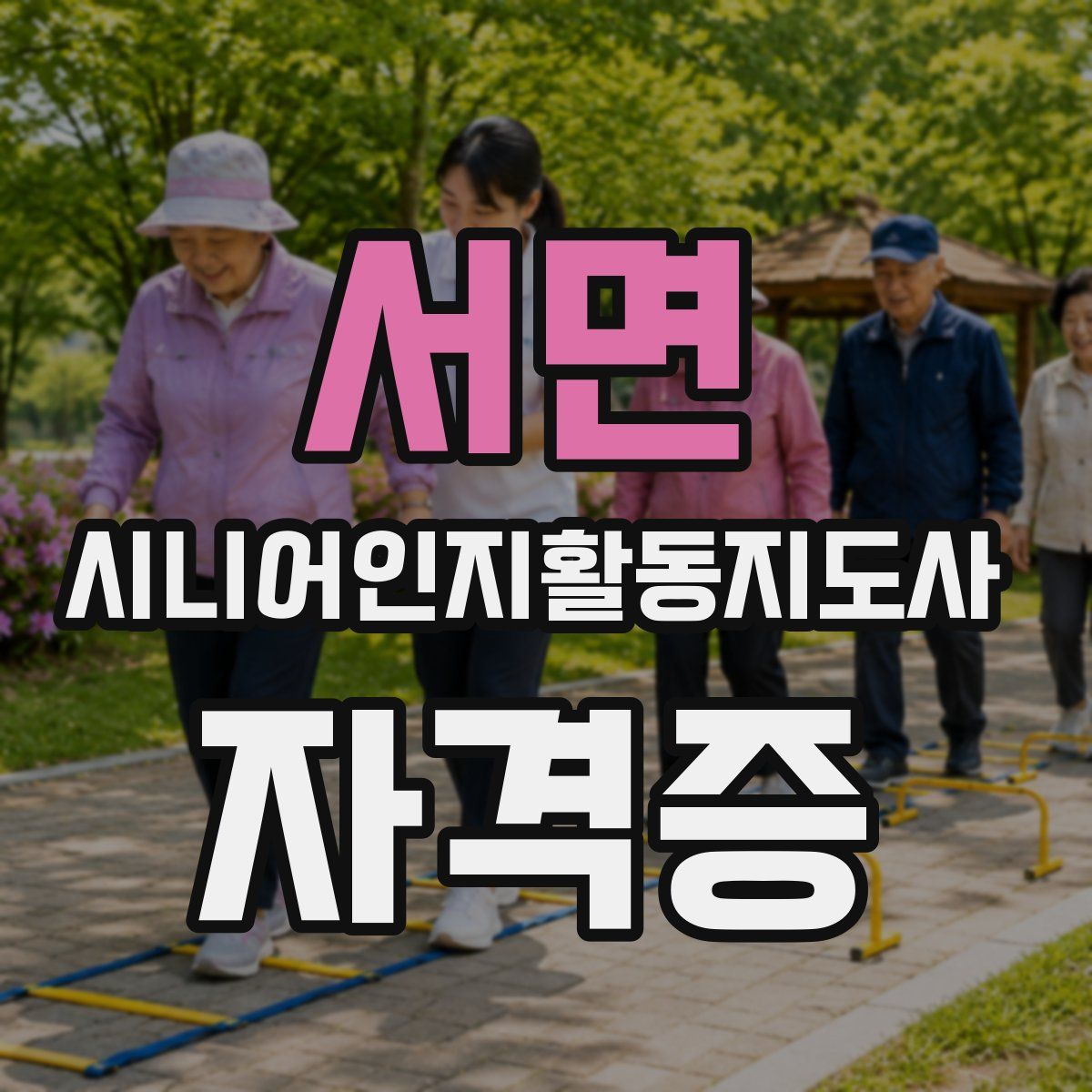 서면 시니어인지활동지도사 자격증