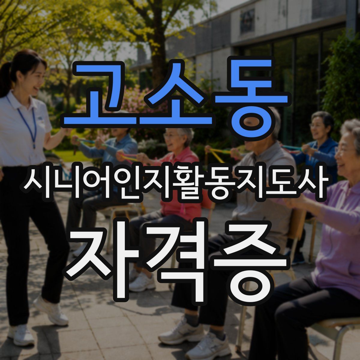 고소동 시니어인지활동지도사 자격증