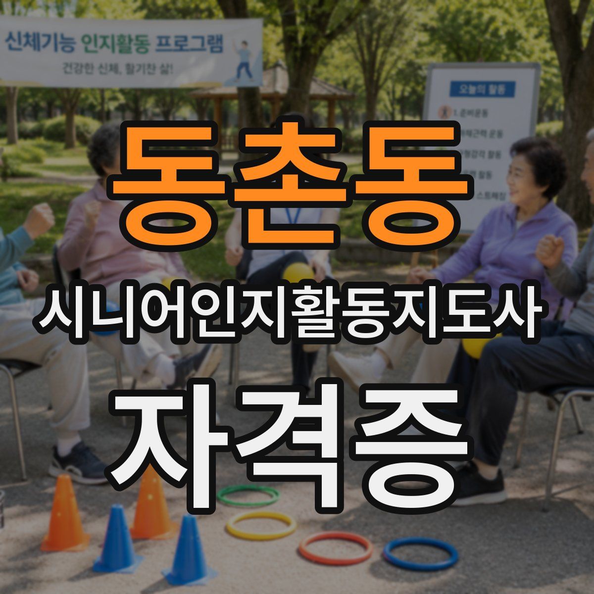 동촌동 시니어인지활동지도사 자격증