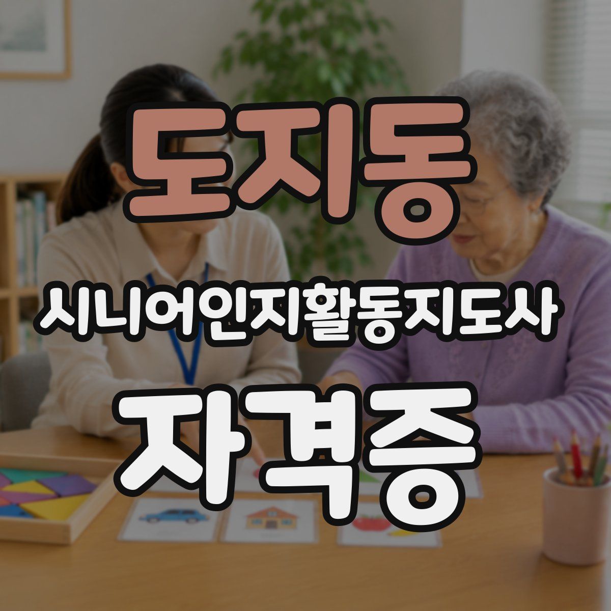 도지동 시니어인지활동지도사 자격증