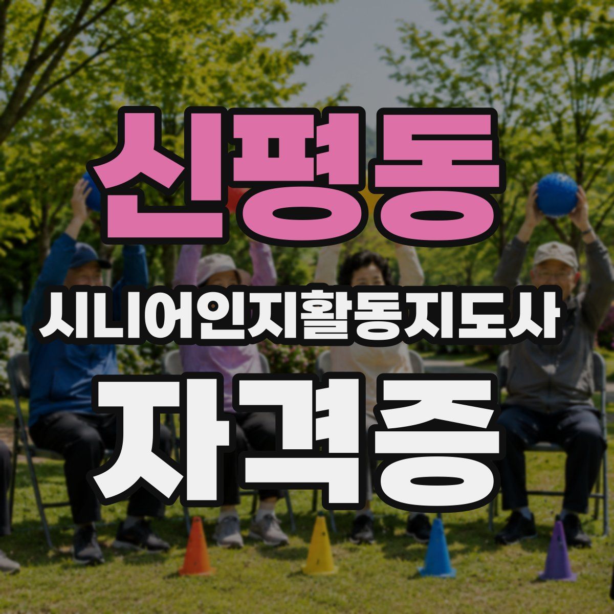신평동 시니어인지활동지도사 자격증