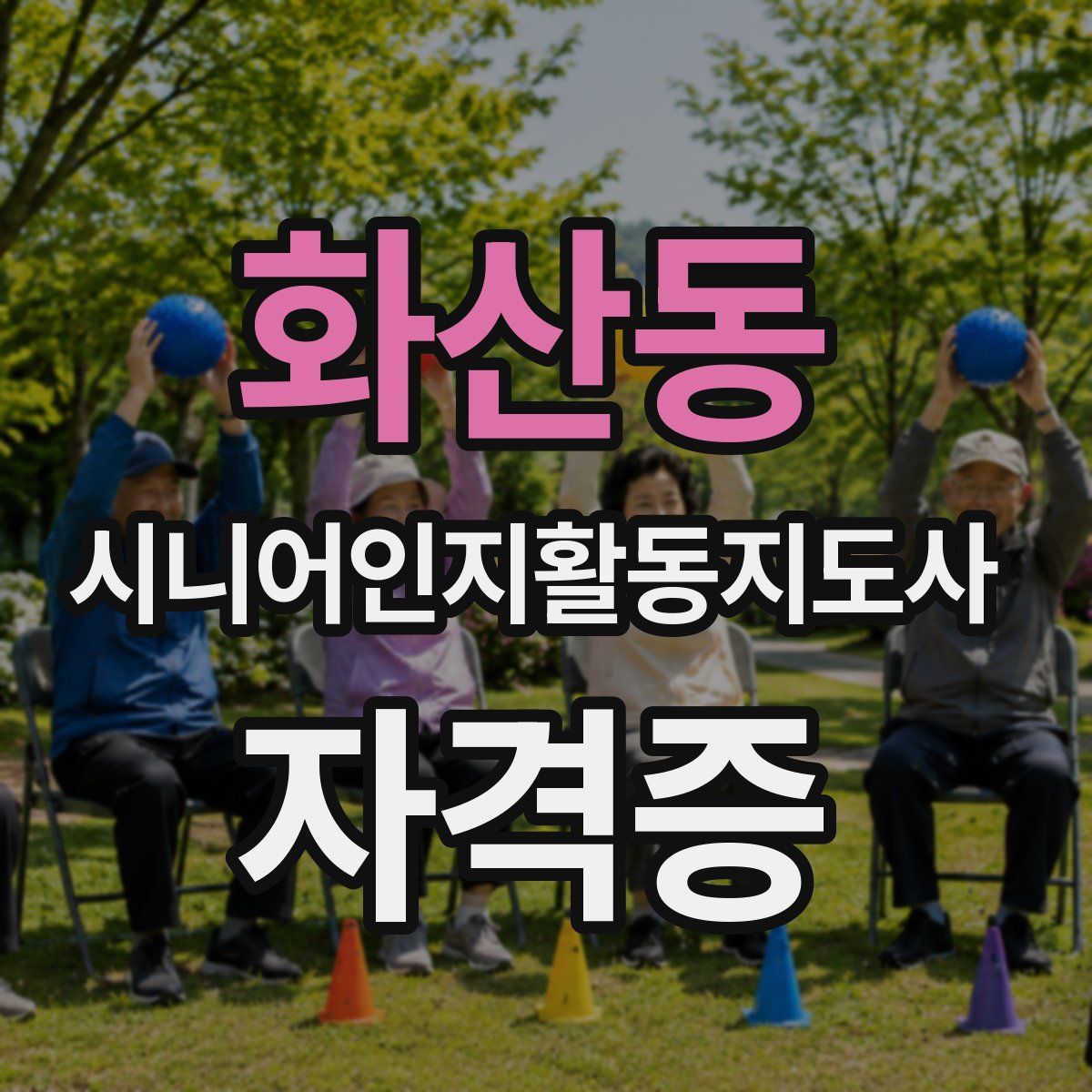 화산동 시니어인지활동지도사 자격증