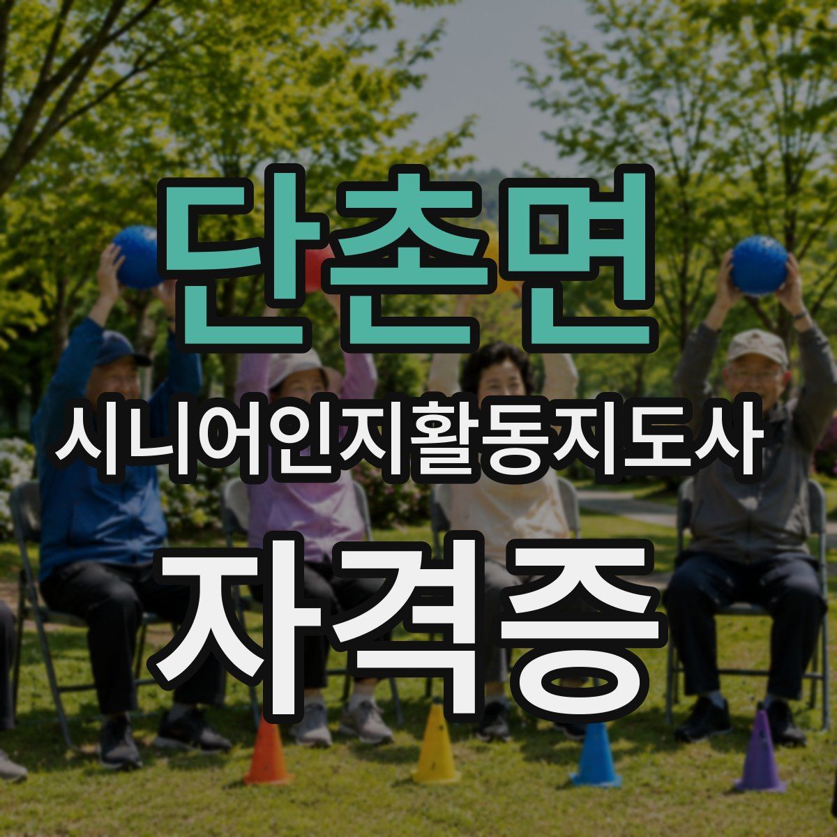 단촌면 시니어인지활동지도사 자격증