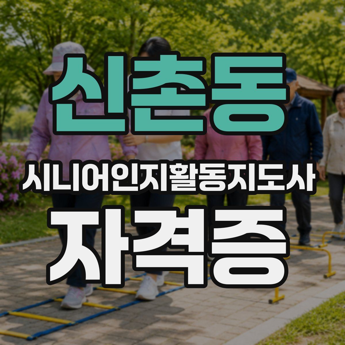 신촌동 시니어인지활동지도사 자격증