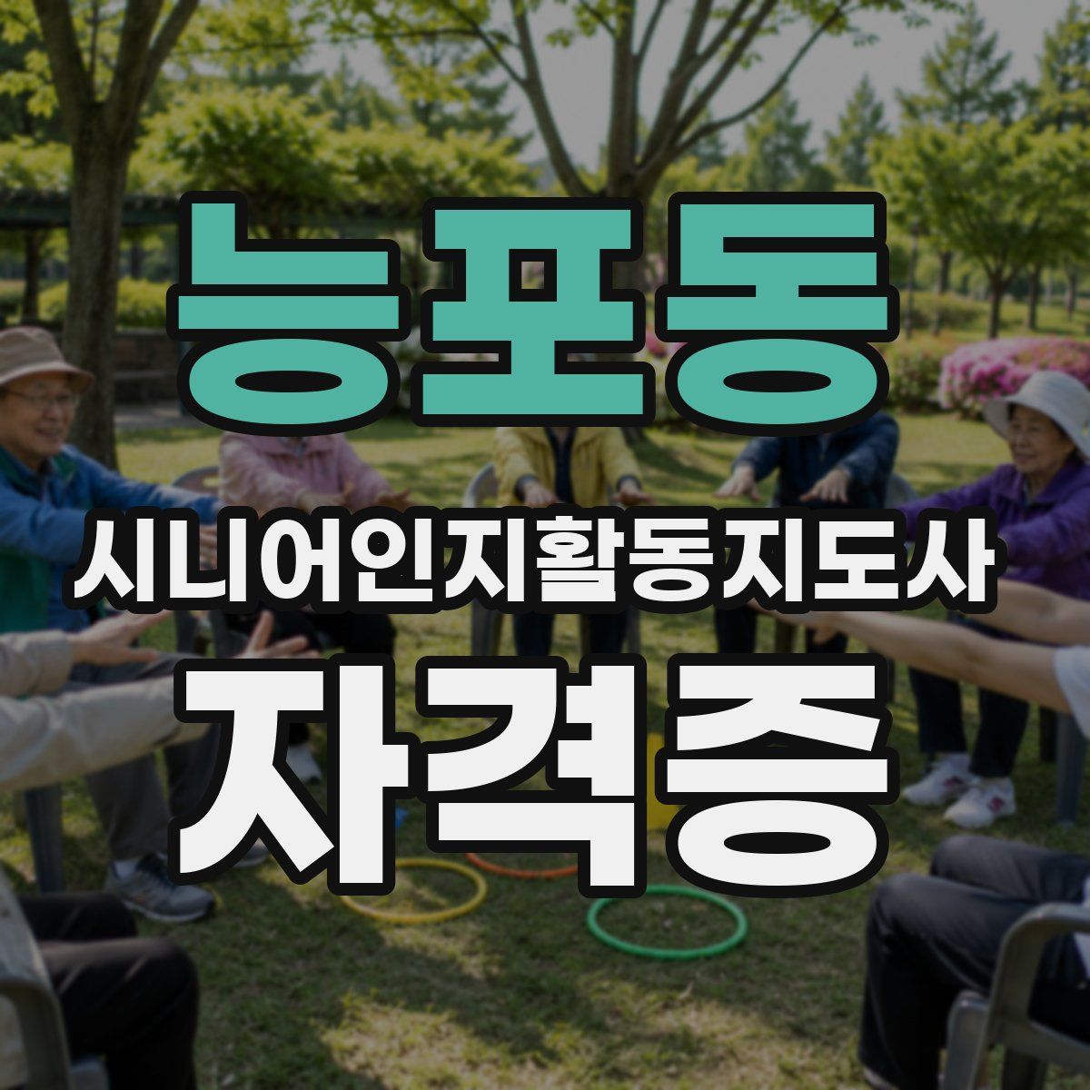 능포동 시니어인지활동지도사 자격증