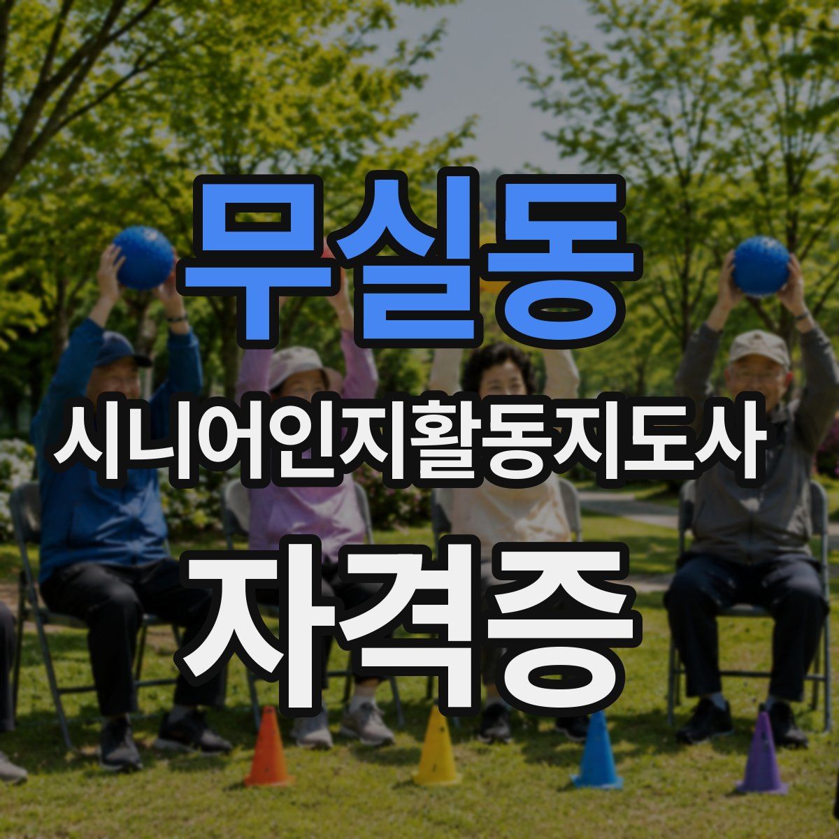 무실동 시니어인지활동지도사 자격증