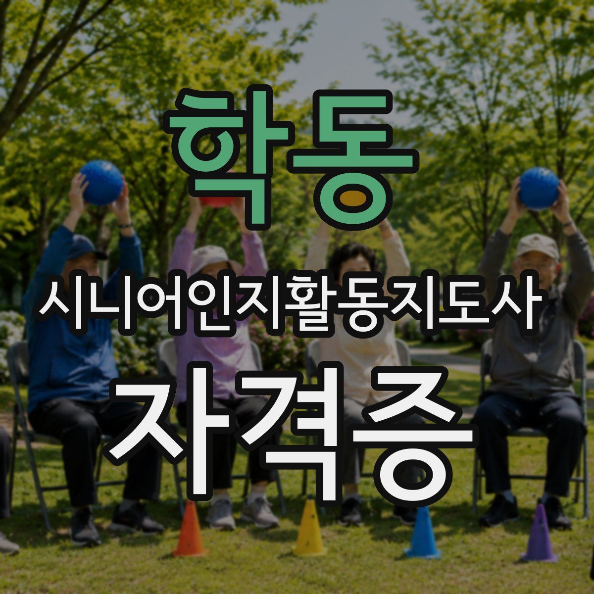 학동 시니어인지활동지도사 자격증
