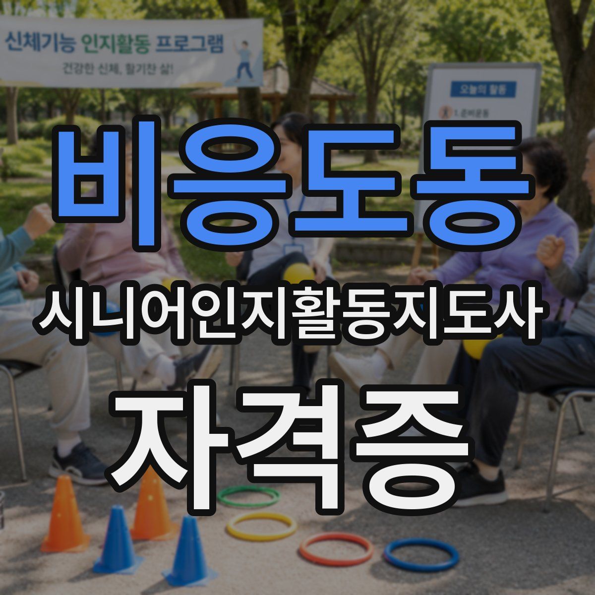 비응도동 시니어인지활동지도사 자격증