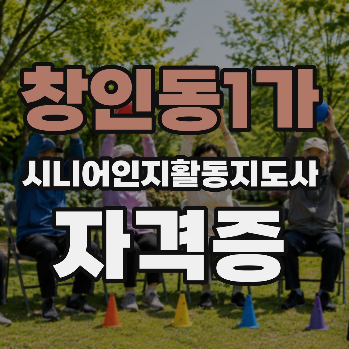 창인동1가 시니어인지활동지도사 자격증