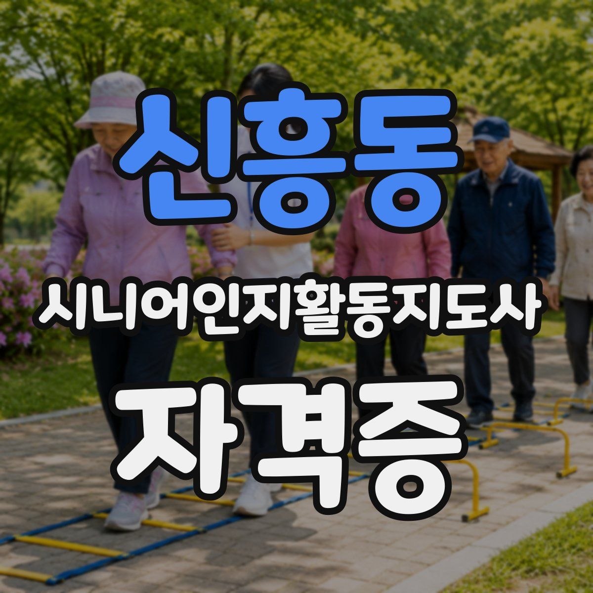 신흥동 시니어인지활동지도사 자격증