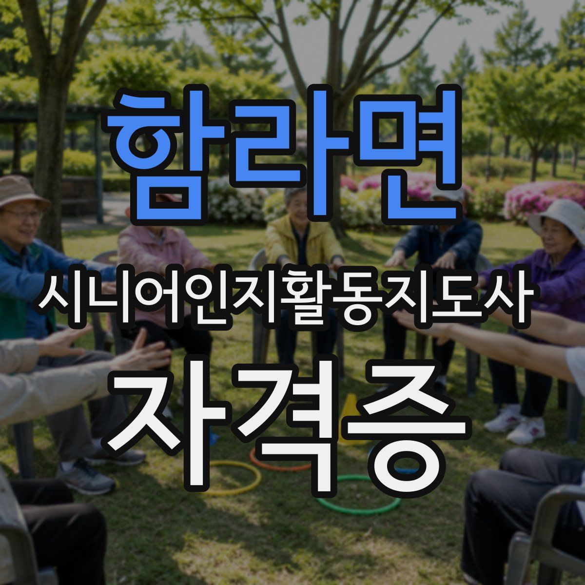 함라면 시니어인지활동지도사 자격증