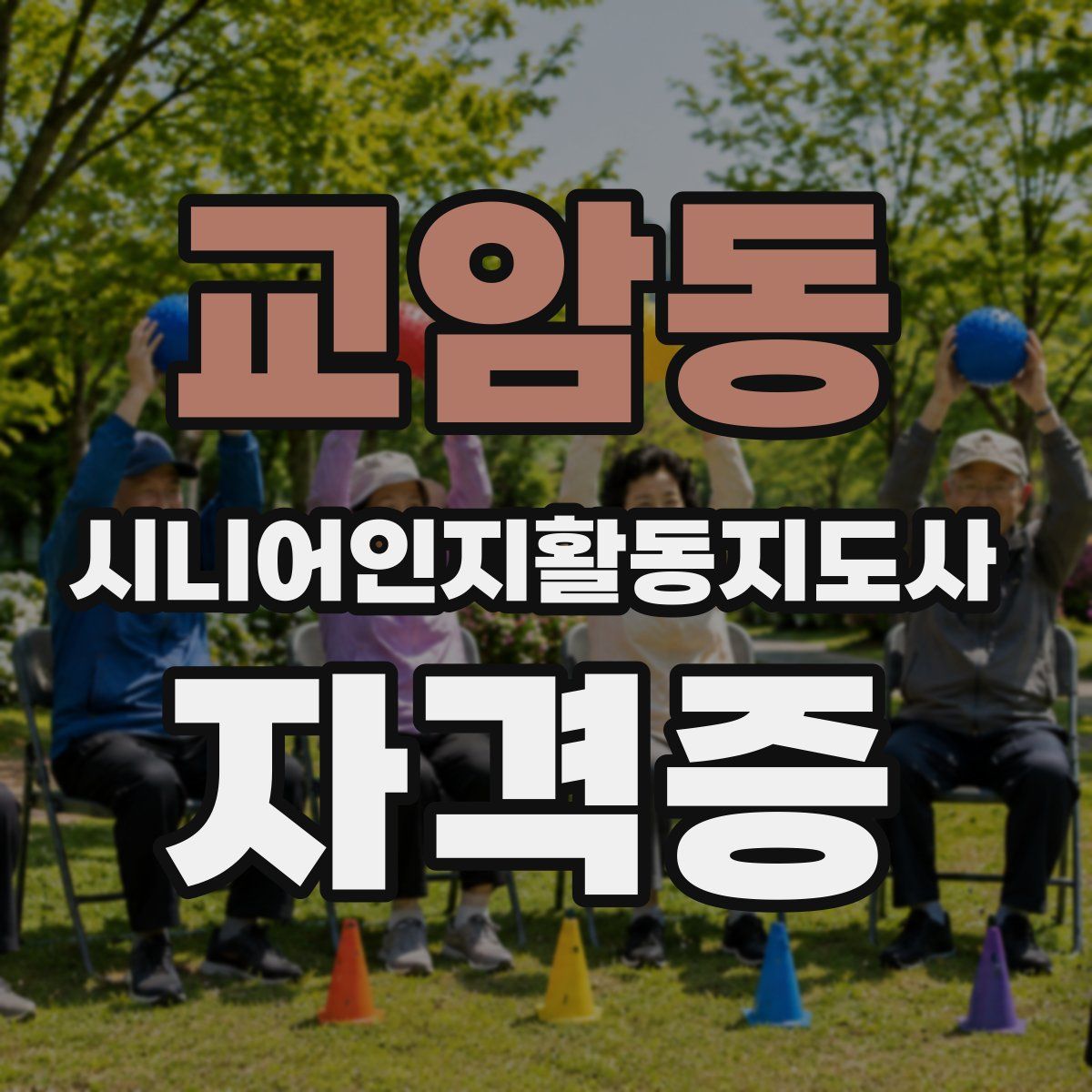교암동 시니어인지활동지도사 자격증