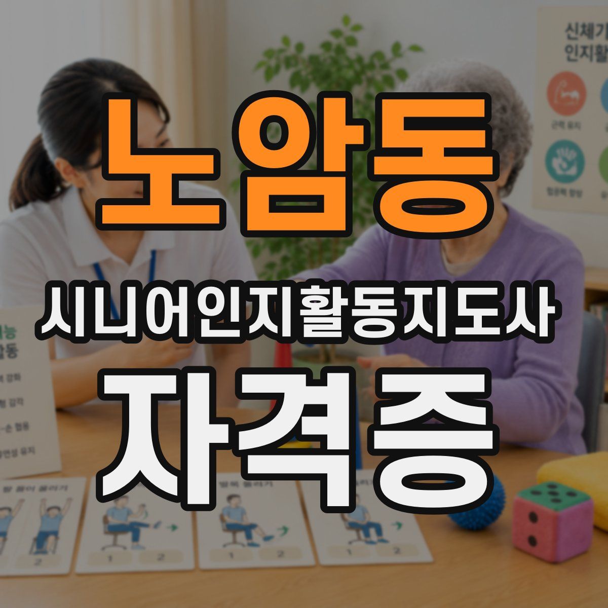노암동 시니어인지활동지도사 자격증