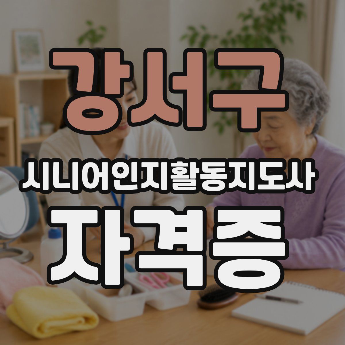 강서구 시니어인지활동지도사 자격증