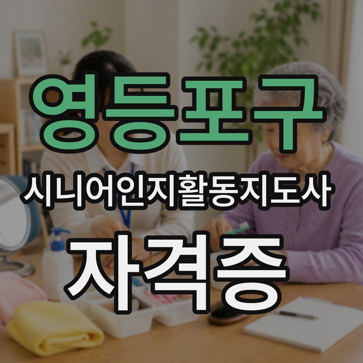 영등포구 시니어인지활동지도사 자격증