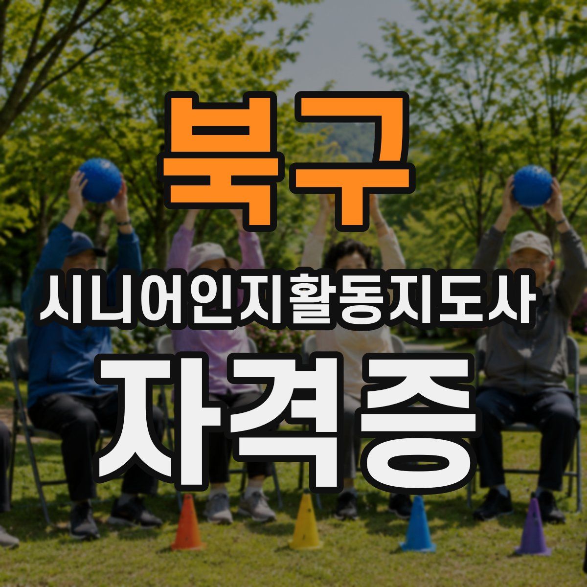 북구 시니어인지활동지도사 자격증
