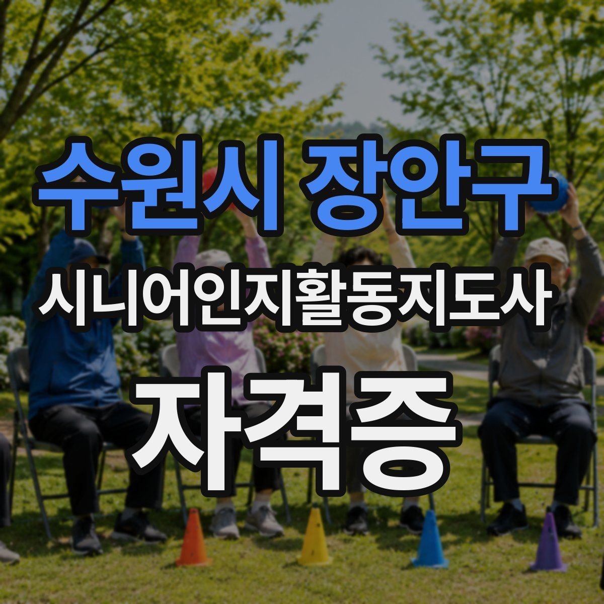 수원시 장안구 시니어인지활동지도사 자격증