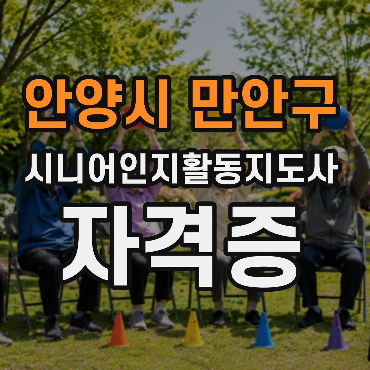 안양시 만안구 시니어인지활동지도사 자격증