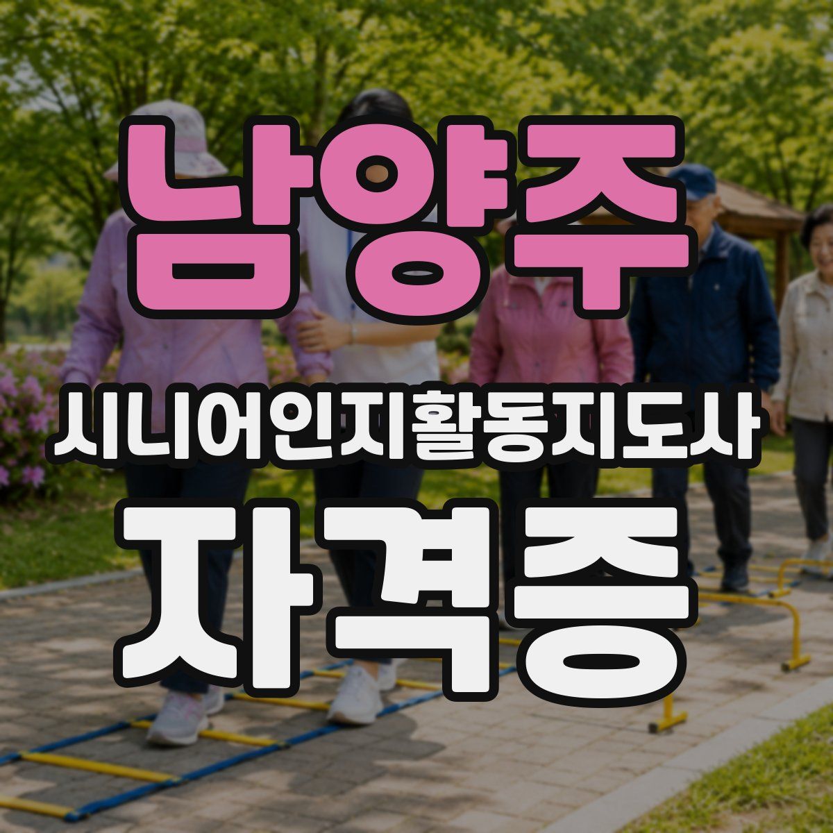 남양주 시니어인지활동지도사 자격증