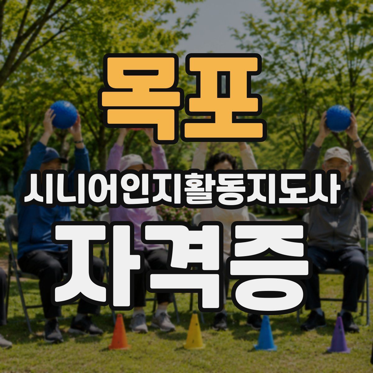 목포 시니어인지활동지도사 자격증