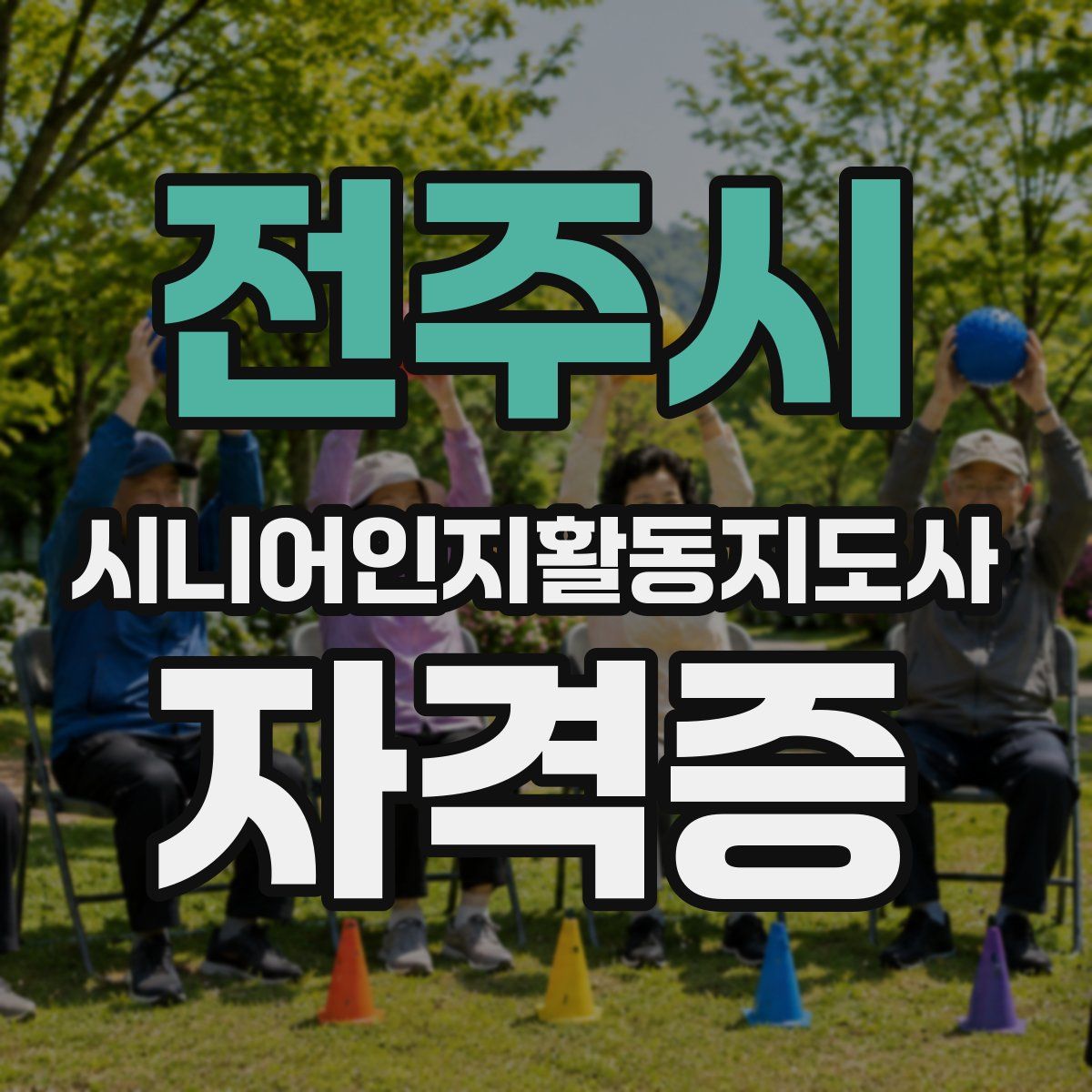 전주시 시니어인지활동지도사 자격증
