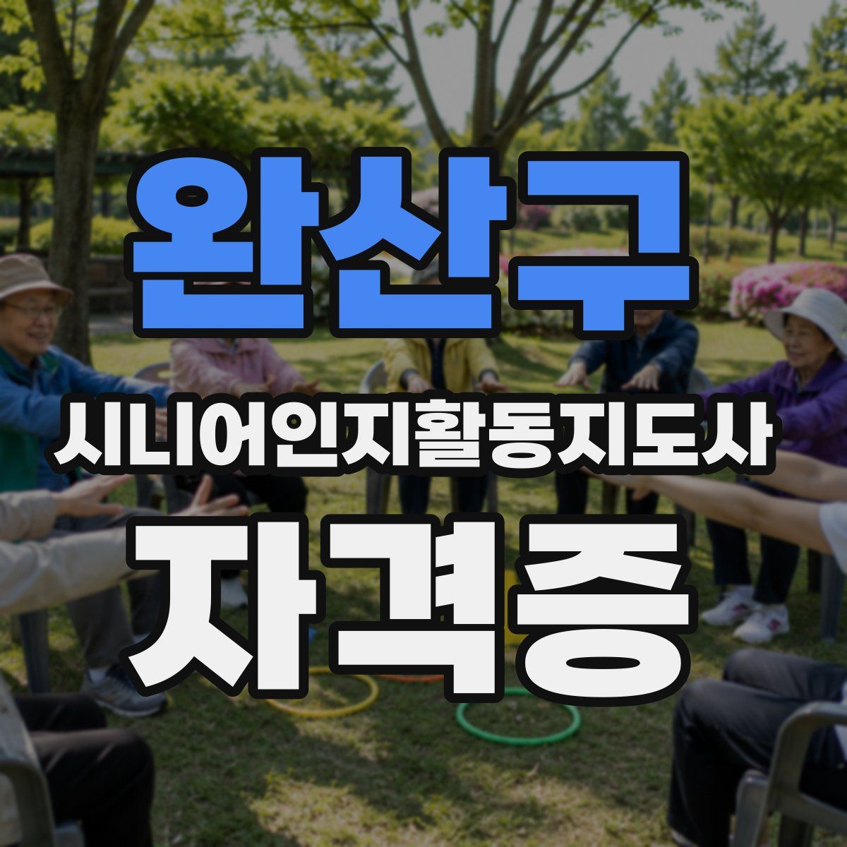 완산구 시니어인지활동지도사 자격증