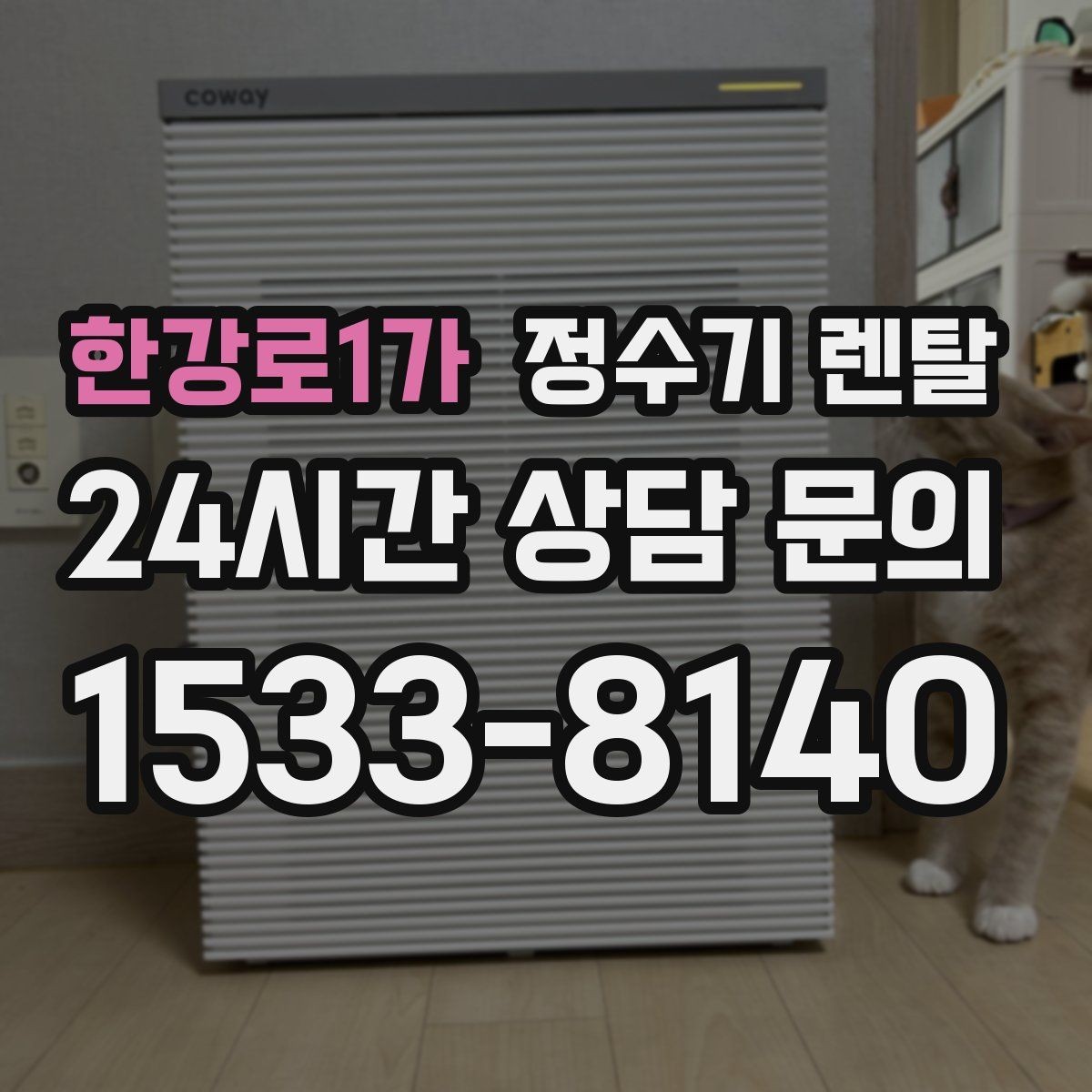 한강로1가 정수기 렌탈 미니멀 주방에 어울리는 슬림형 선택 팁