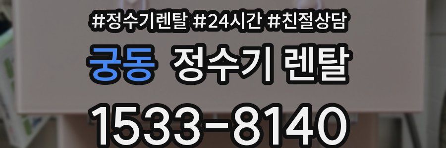 궁동 정수기 렌탈