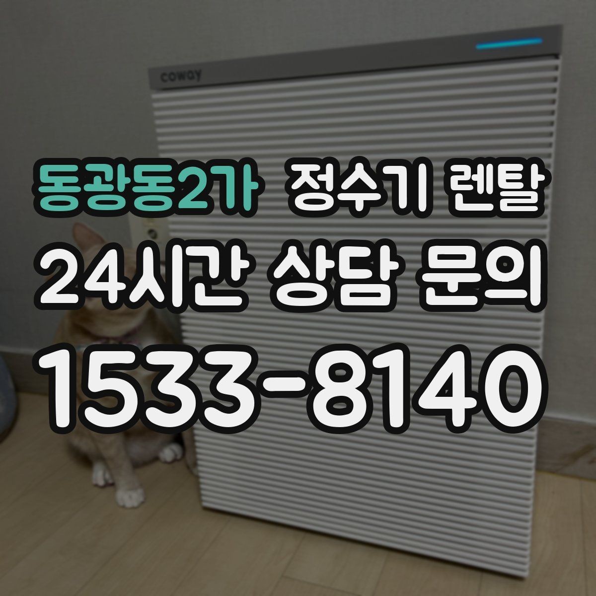 동광동2가 정수기 렌탈 텀블러 물병 채우기 편한 높이 고르기