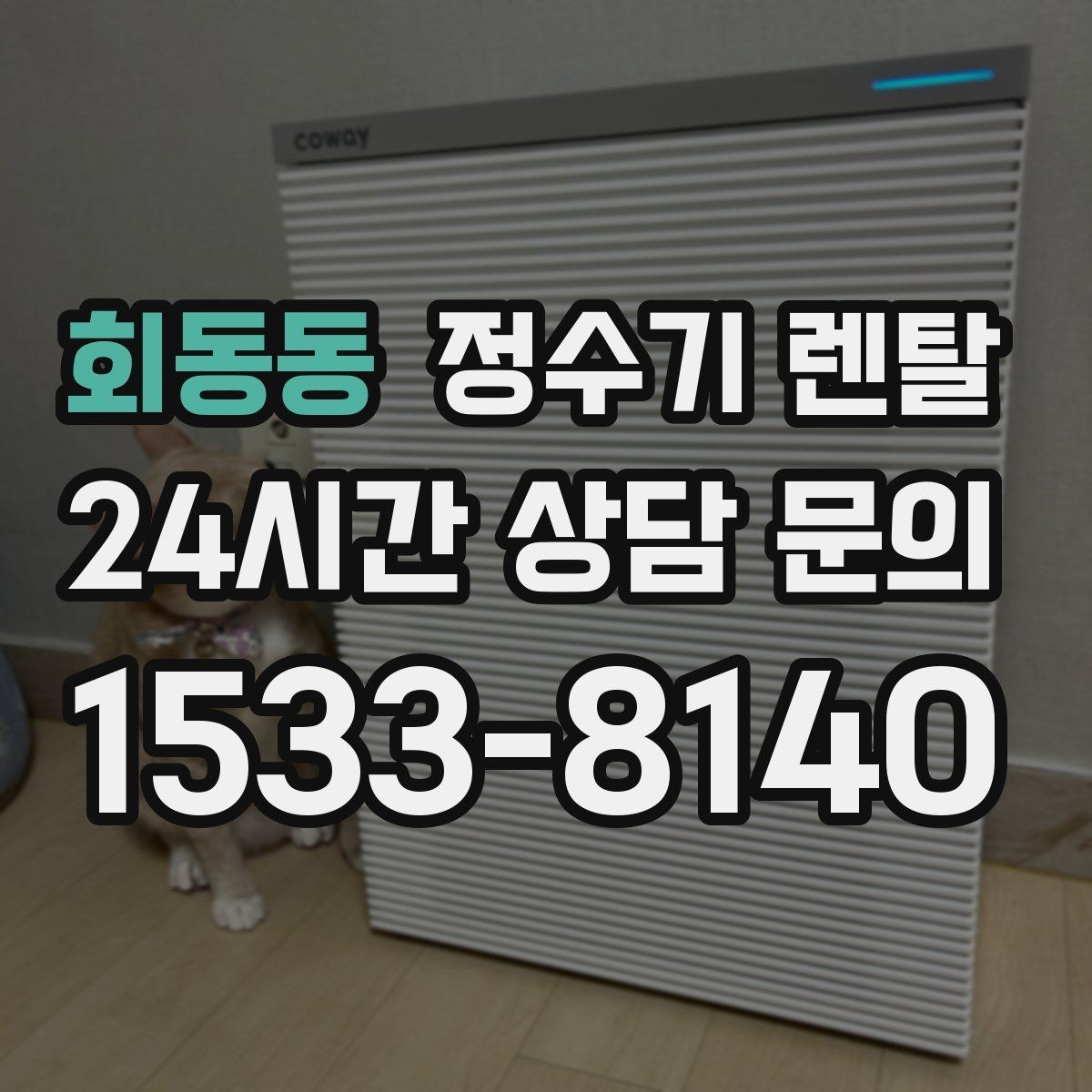 회동동 정수기 렌탈 정수기 물이 떫게 느껴지면 필터를 의심