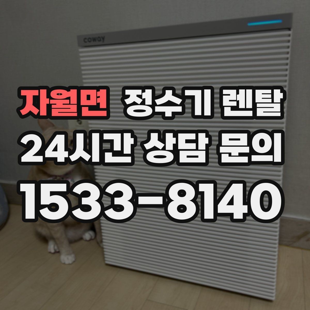 자월면 정수기 렌탈 출수가 약해지면 필터 교체 시기일 수 있습니다