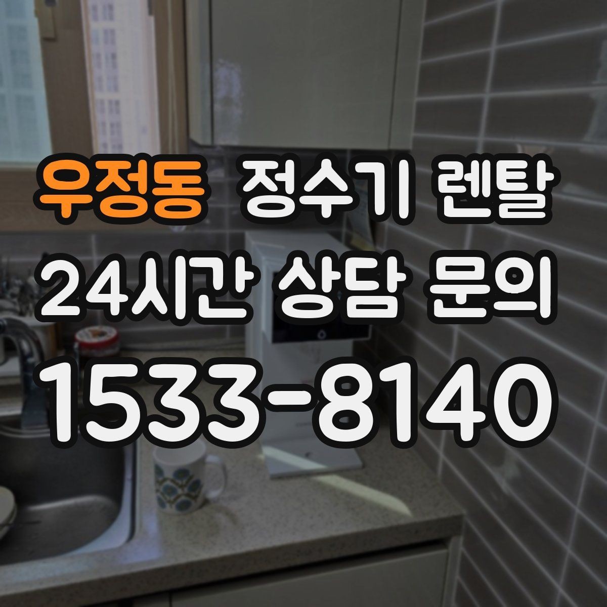 우정동 정수기 렌탈 자가 교체형 필터 장단점 정리