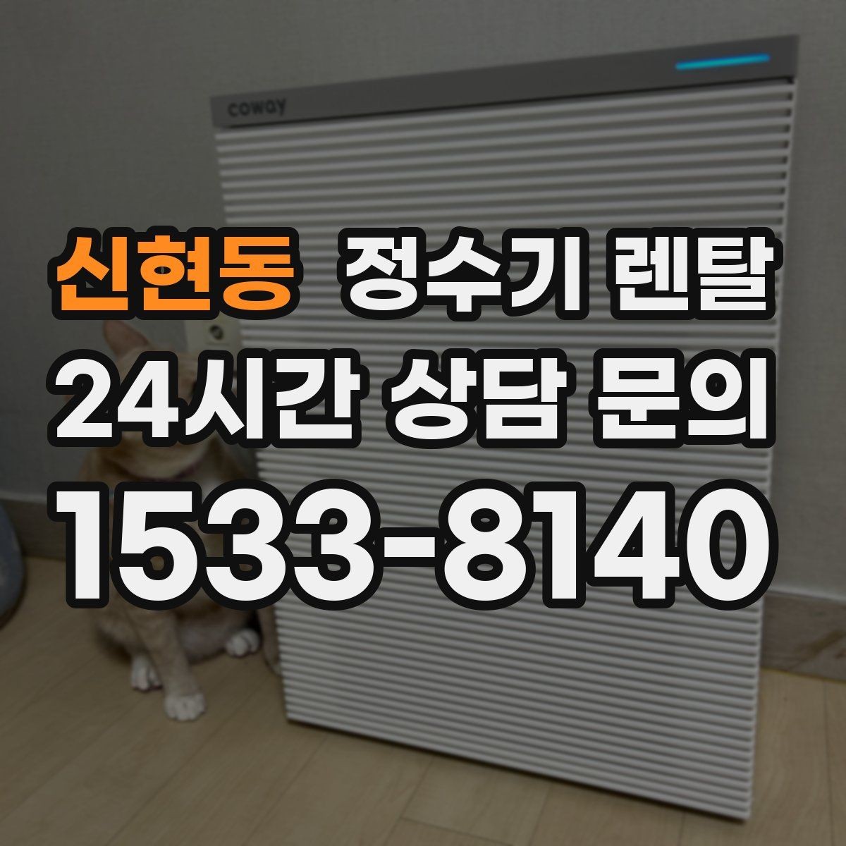 신현동 정수기 렌탈 배관 수압 조건이 중요한 이유
