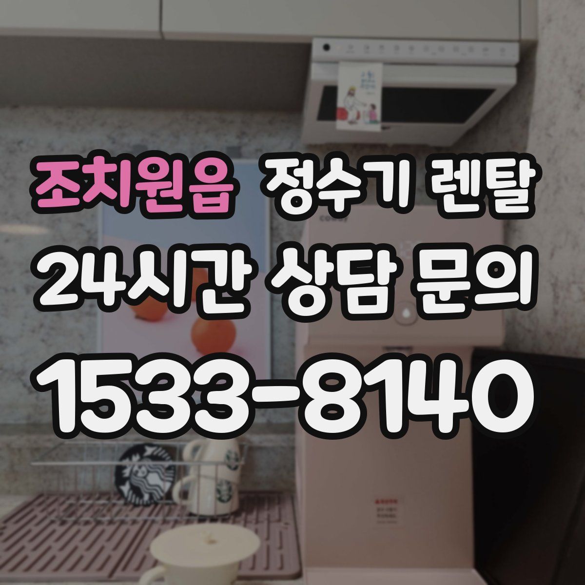 조치원읍 정수기 렌탈