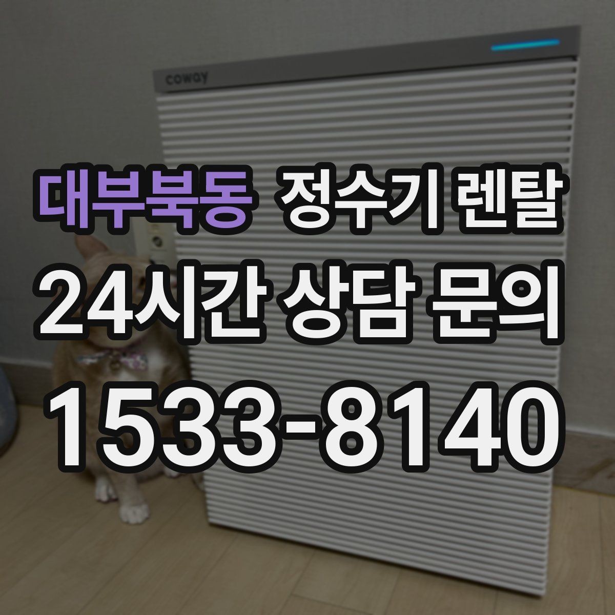 대부북동 정수기 렌탈 자가 교체가 쉬운 제품을 고르는 기준