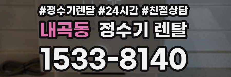 내곡동 정수기 렌탈