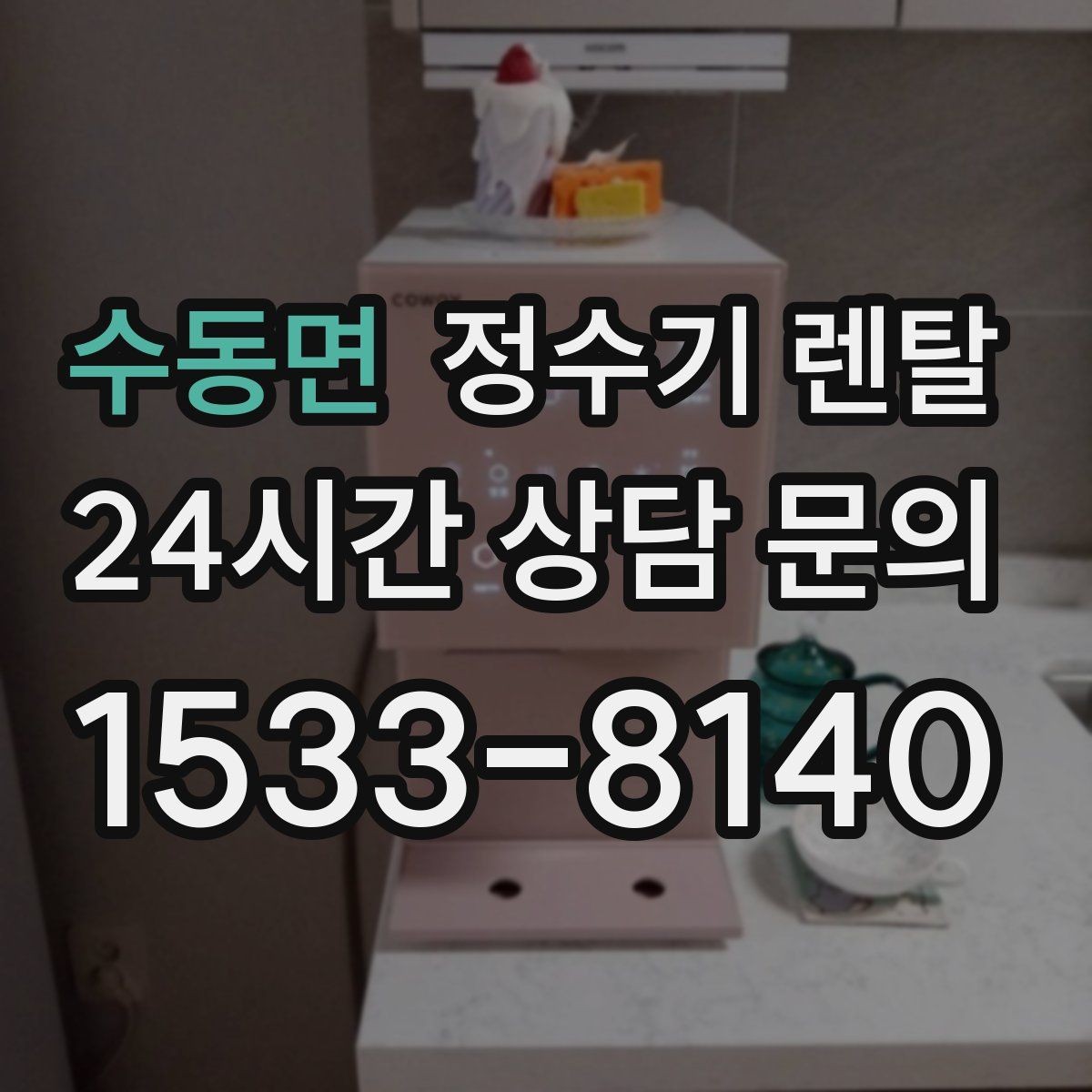 수동면 정수기 렌탈 월 렌탈료에 포함되는 항목 정리
