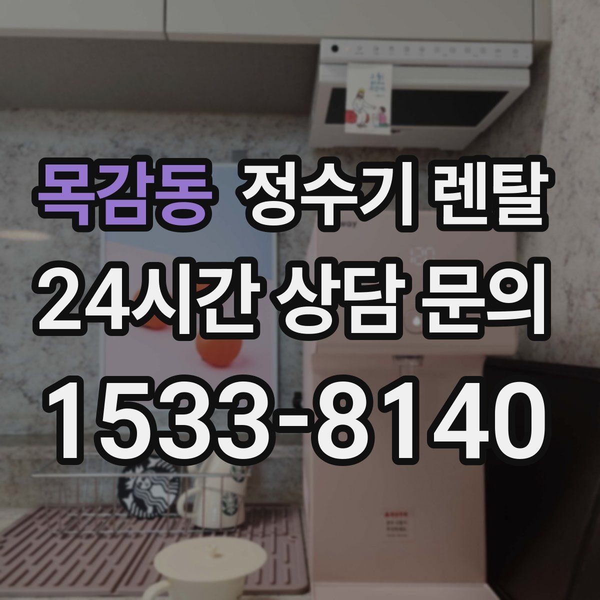 목감동 정수기 렌탈 코크 살균 기능이 있는 제품의 장점