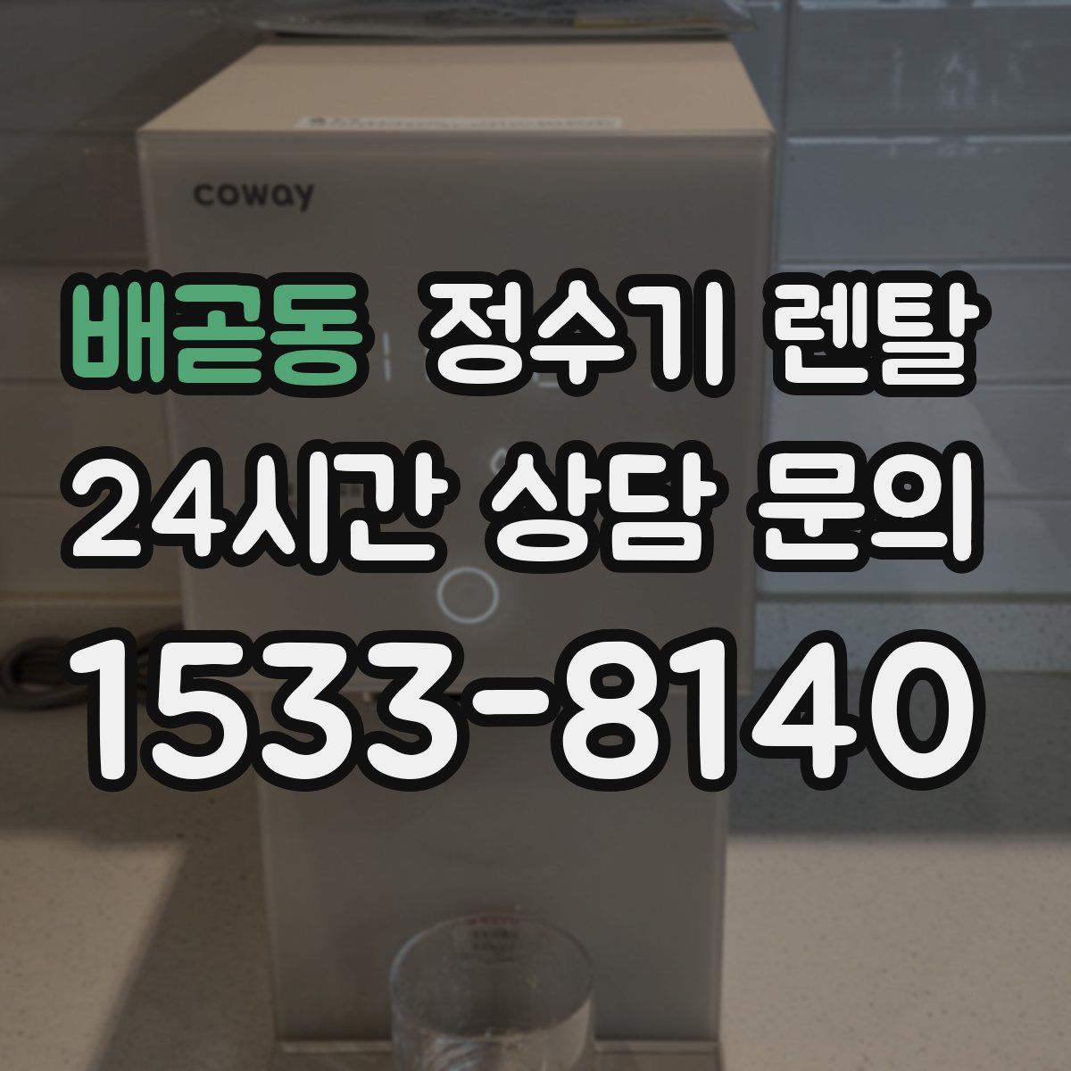 배곧동 정수기 렌탈