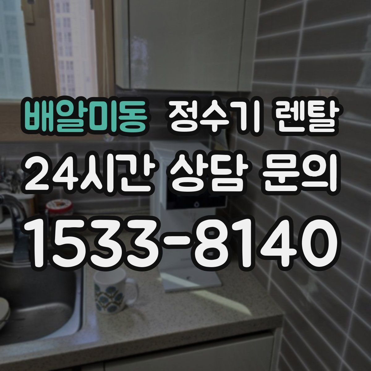 배알미동 정수기 렌탈