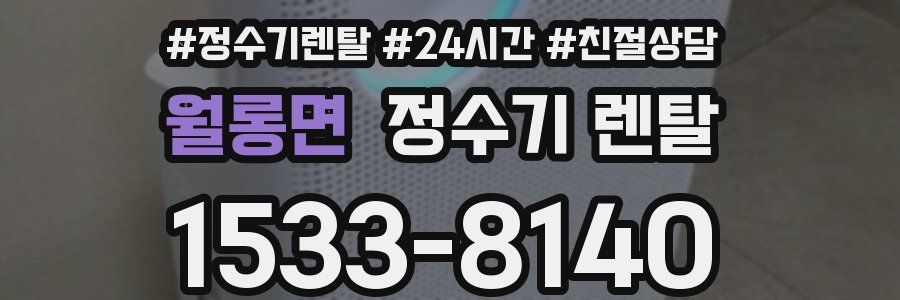 월롱면 정수기 렌탈