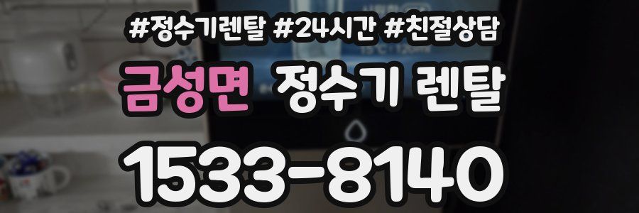 금성면 정수기 렌탈