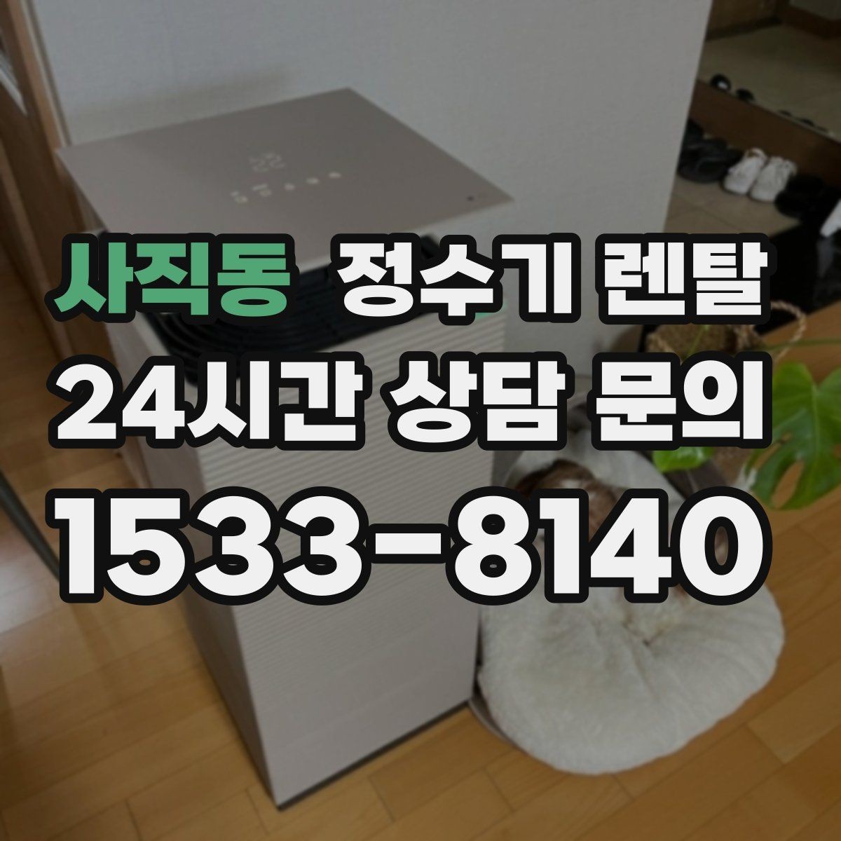 사직동 정수기 렌탈 자가 교체형 필터 장단점 정리