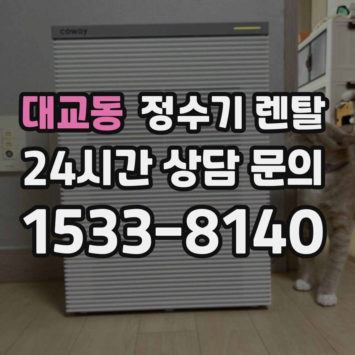 대교동 정수기 렌탈 주방이 좁아도 설치 가능한 모델 고르는 법